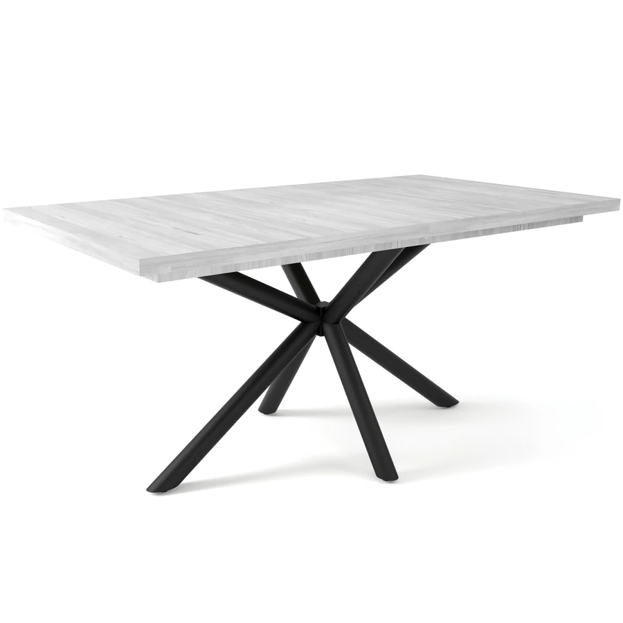 SUZY asztal 160(+40)cm - Katthult / Fekete
