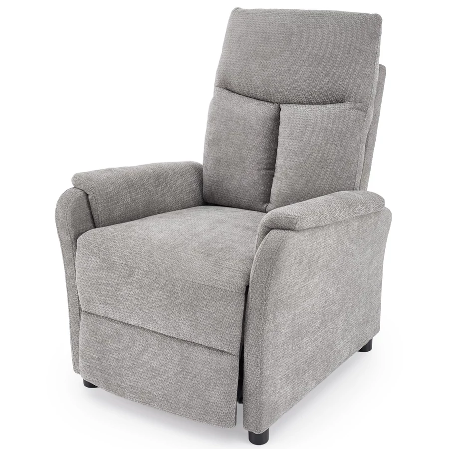 ZAHIR relax TV fotel - Szürke szövet