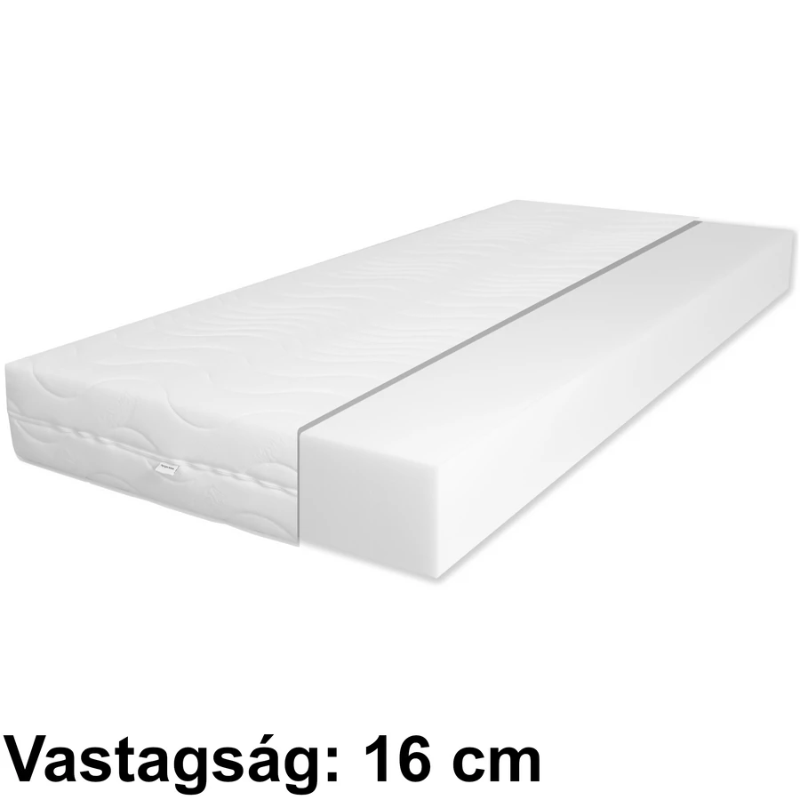 MoonLight BASIC 16 matrac 140x200 cm ALOE VERA huzattal - 16 cm vastag