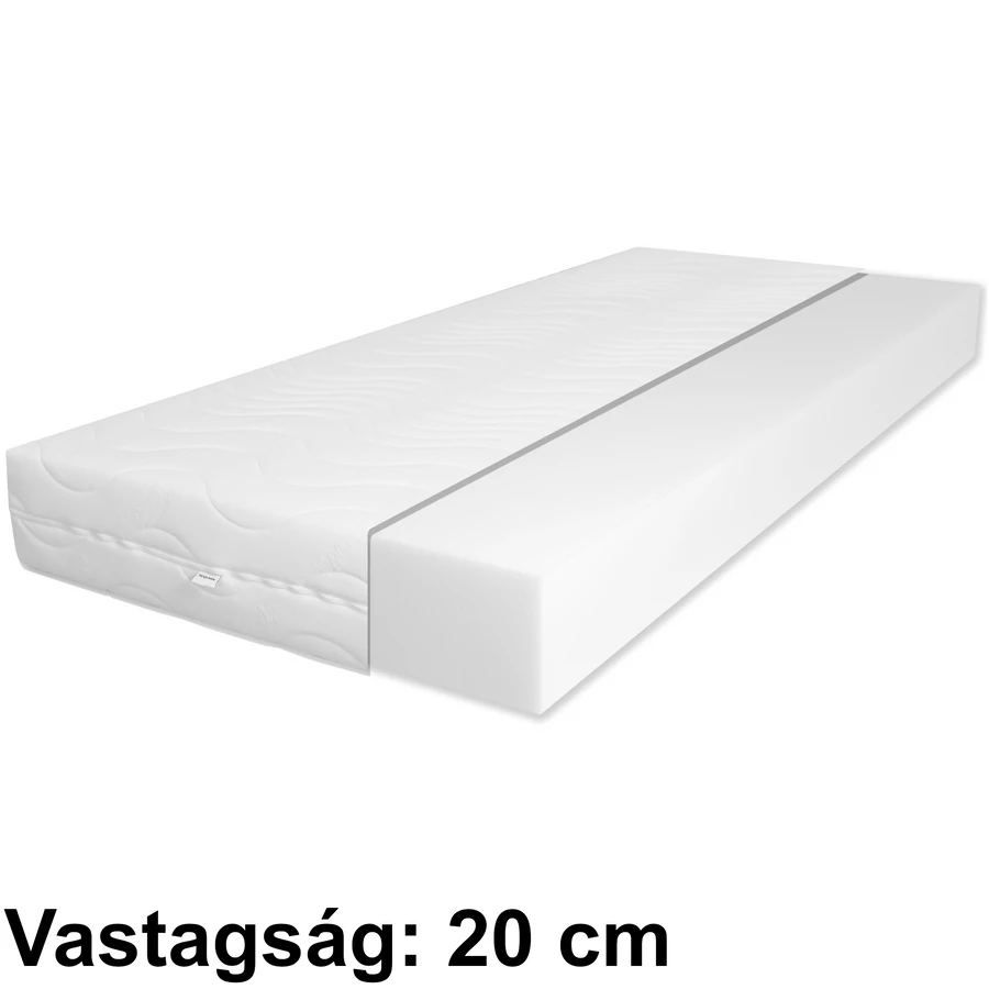 MoonLight BASIC 20 matrac 80x200 cm ALOE VERA huzattal - 20 cm vastag