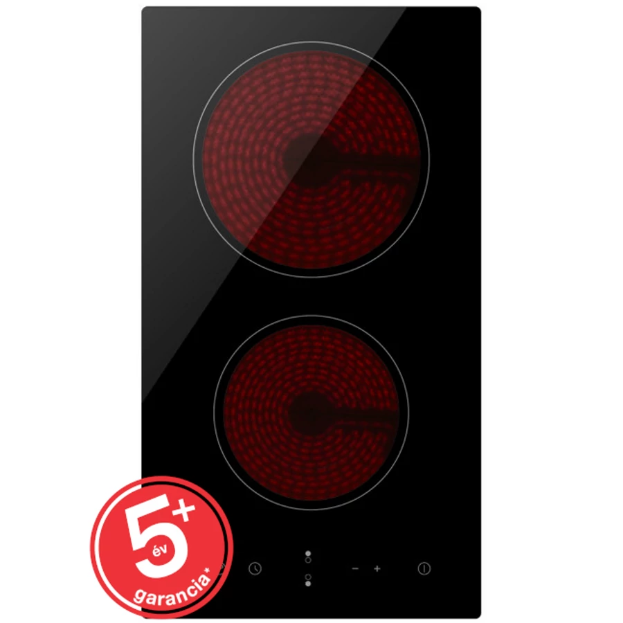 EVIDO DOMINO-V 32B fekete cerán főzőlap 30cm