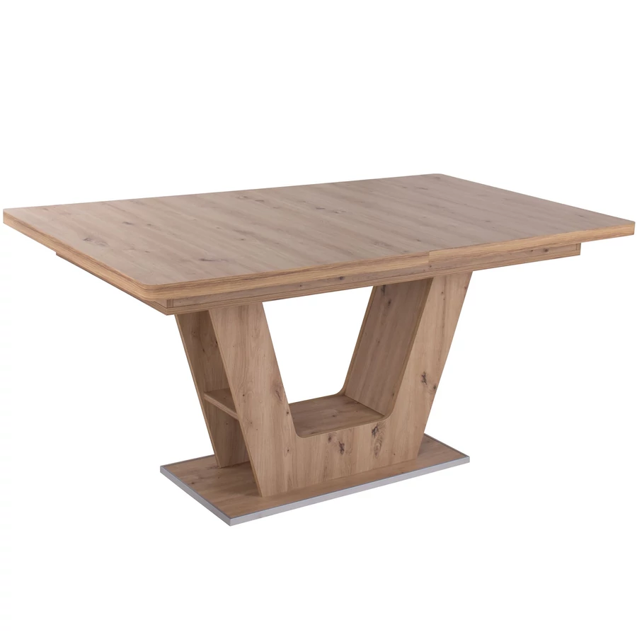 PRÁGA asztal 160(+40)cm - Artisan Tölgy