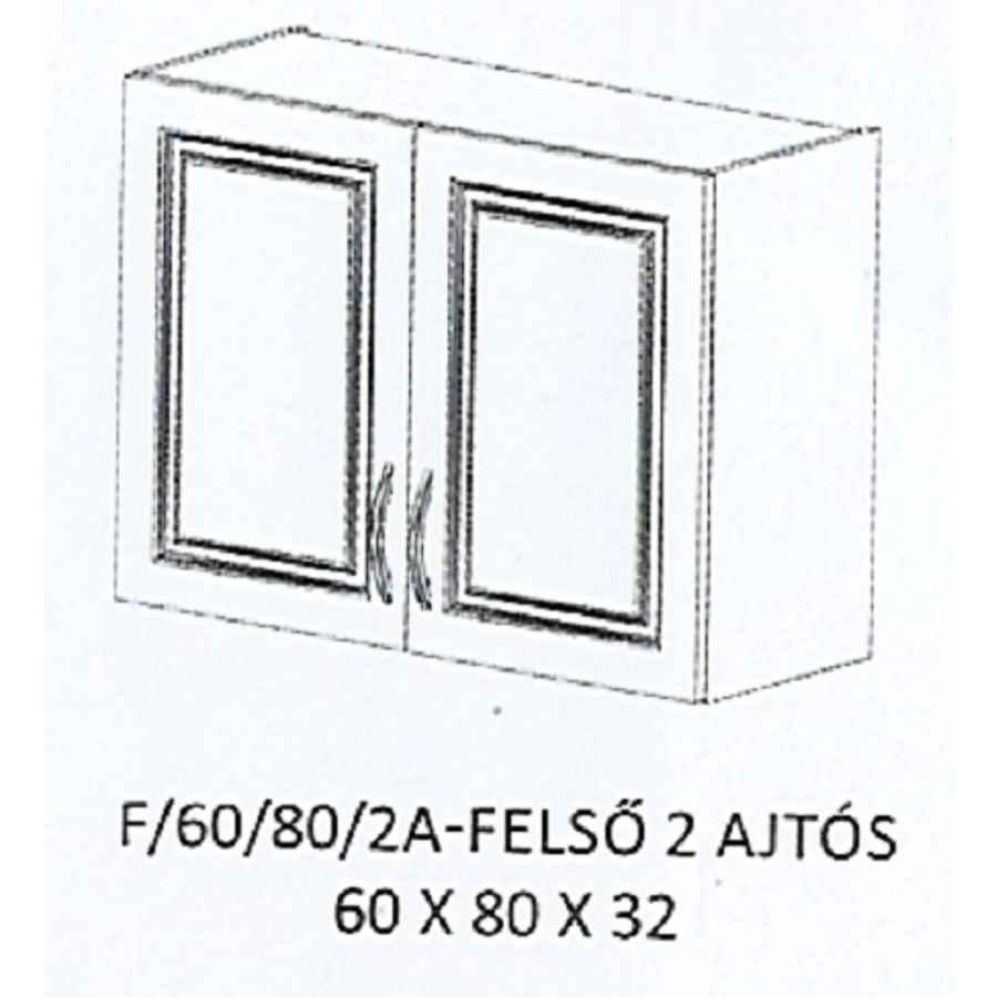 ORSI F/60/80/2A-FELSŐ 2 ajtós elem
