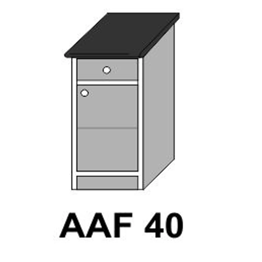 ANTÓNIA AAF40-es ajtós fiókos munkalapos elem jobbos
