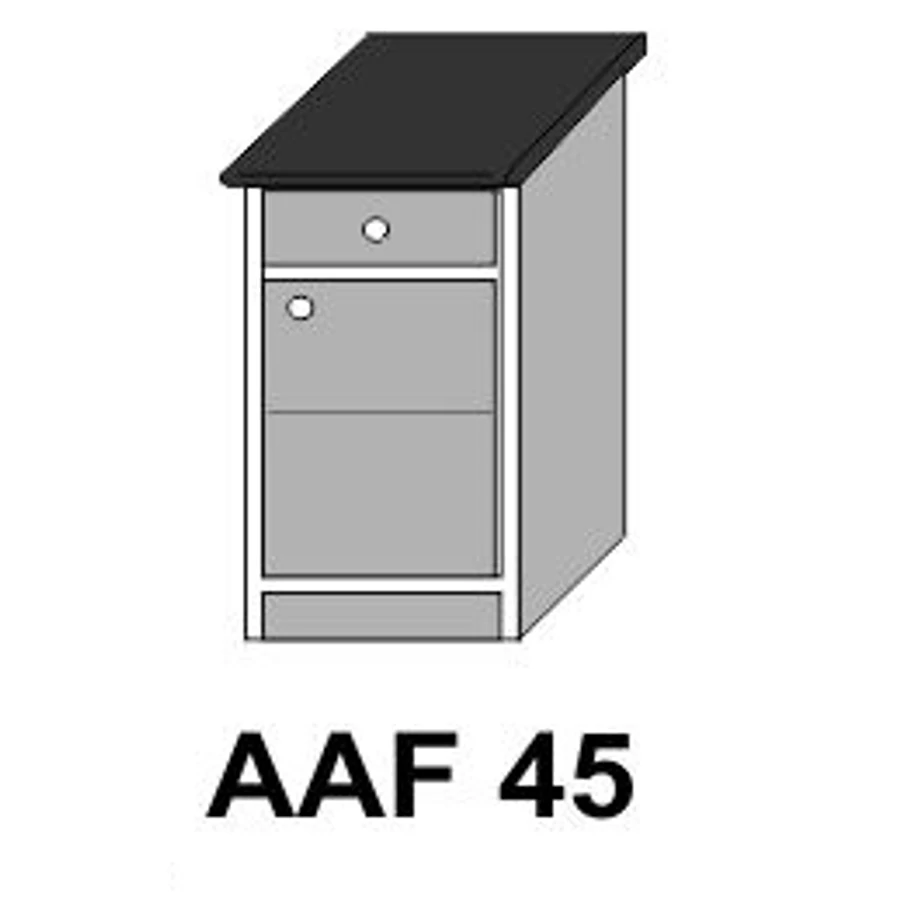 ANTÓNIA AAF45 1 ajtós 1 fiókos munkalapos elem jobbos