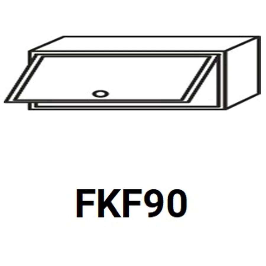 ZILLE FKF90 felső félmagas, kamra mélységű felnyílós elem
