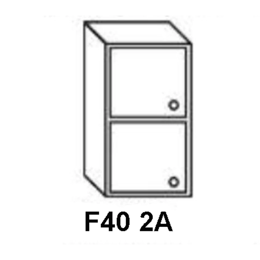 ANTÓNIA F40 2A-as 2 ajtós zárt elem balos