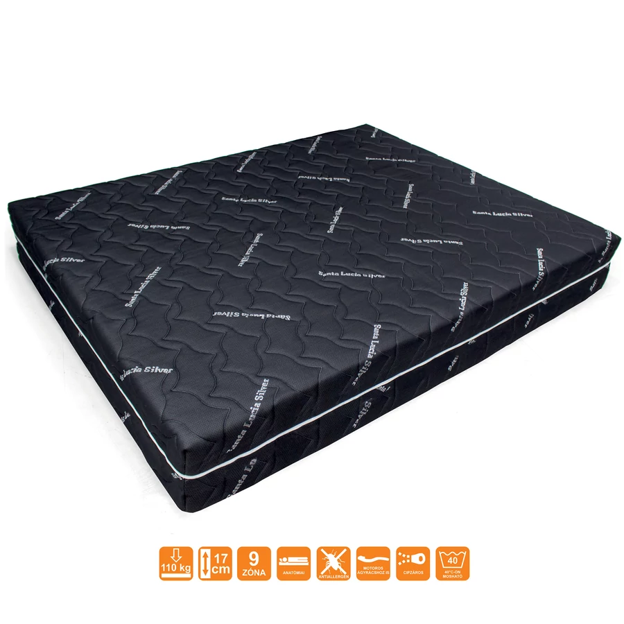 SANTA LUCIA SILVER hideghab matrac 90x200 cm - 17 cm vastag