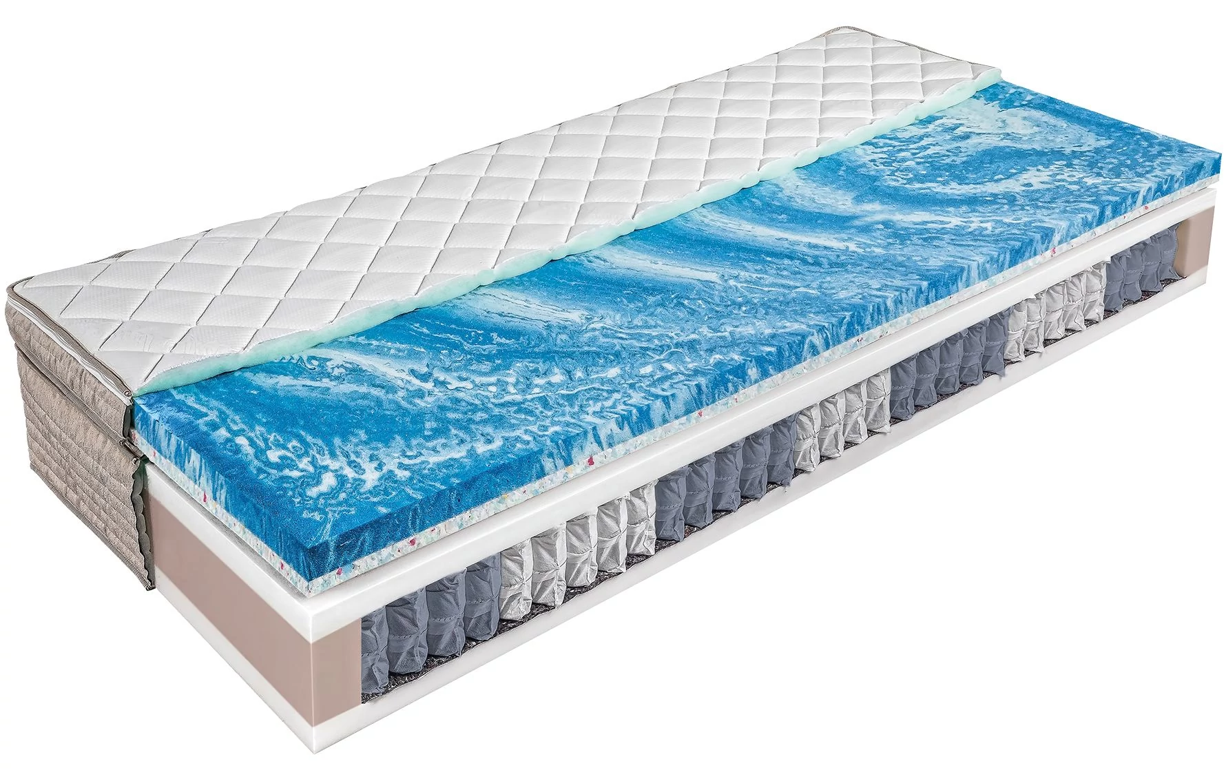 SleepSentry VARIO HYBRID COOL BALANCE táskarugós matrac 120x200 cm - 30 cm vastag