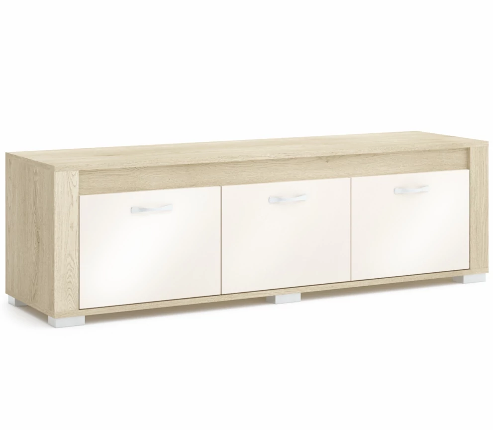 CORTINA 165-ös TV-s elem - Cotta Cremona / Magasfényű Beige (C14)