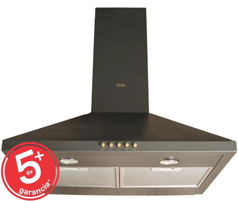 EVIDO ONDA 60A kürtős páraelszívó, 60 cm, antracit/bronz (TGEON60_ANB)