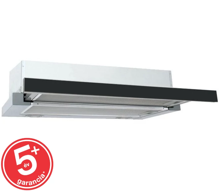EVIDO SLIMLUX 50GB teleszkópos kihúzható páraelszívó, 50 cm, fekete (TGES50_FK)