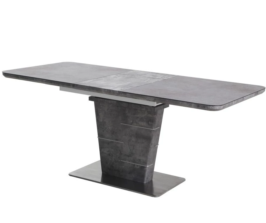 SPARK asztal 140(+40)cm - Cement színben