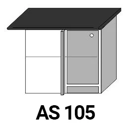 ANTÓNIA AS105-ös sarok elem jobbos