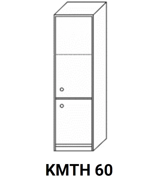 ZILLE KMTH60 beépíthető hűtő-fagyasztó tartó elem, jobbos