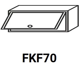ZILLE FKF70 felső félmagas, kamra mélységű felnyílós elem