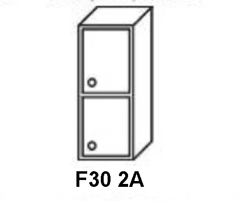 ANTÓNIA F30 2A-as 2 ajtós zárt elem jobbos