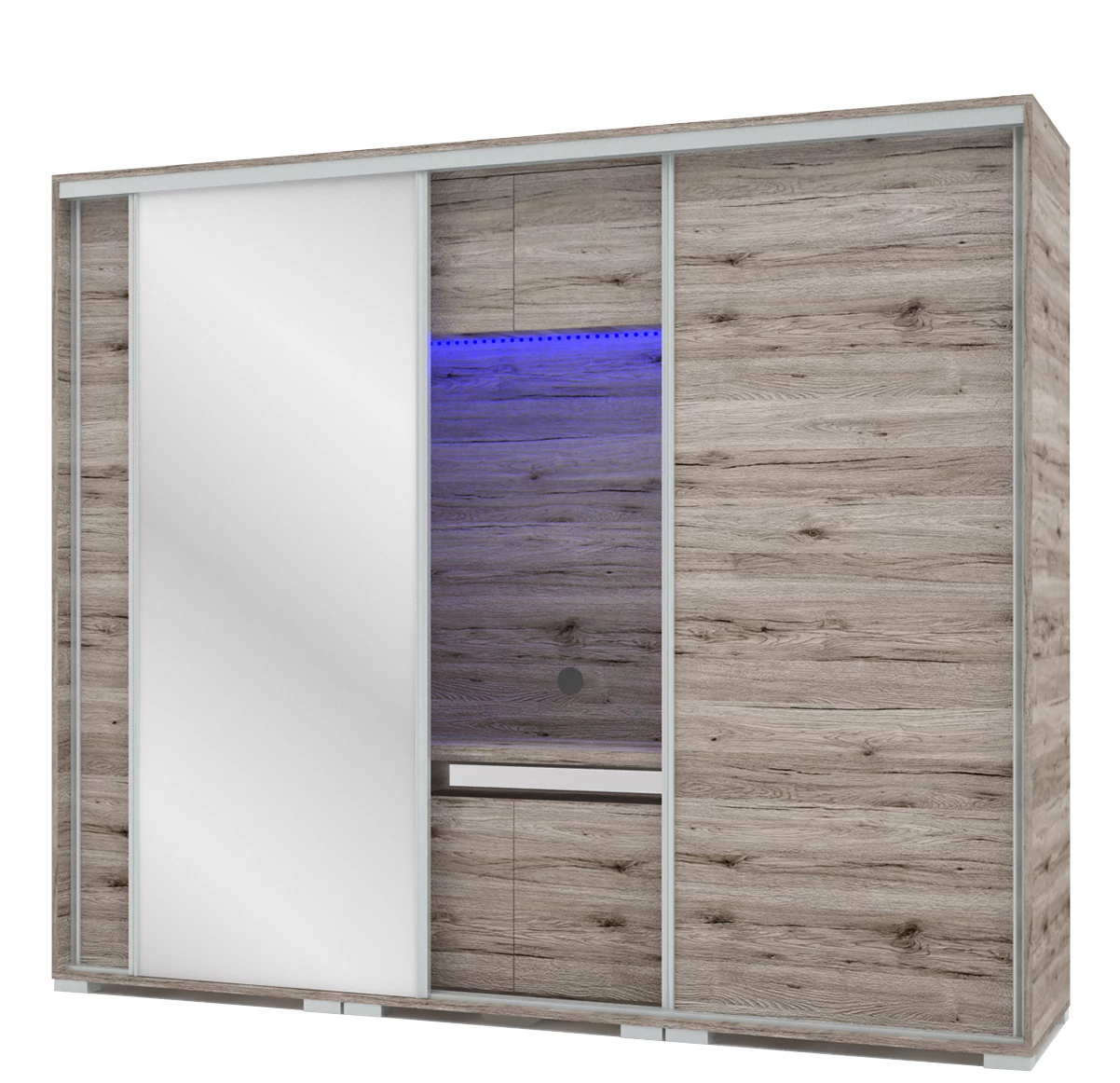 BOND 3BL 239 cm TV-s gardrób 1 TÜKÖRREL - San Remo
